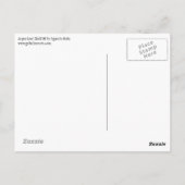 Aspen-Blatt-Schädel 10 Postkarte (Rückseite)