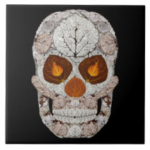 Aspen-Blatt-Schädel 11