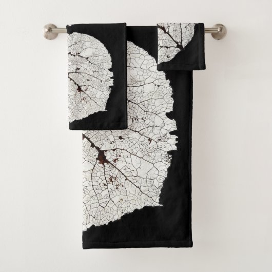Aspen-Blatt-Skelett 1 Badhandtuch Set (Insitu)