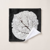 Aspen-Blatt-Skelett 1 Badhandtuch Set (Waschlappen)