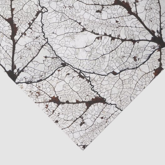 Aspen-Blatt-Skelett 1 Seidenpapier (Ausschnitt)