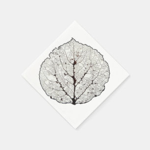 Aspen-Blatt-Skelett 1 Serviette