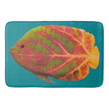 Aspen-Blatt-tropische Fische 1