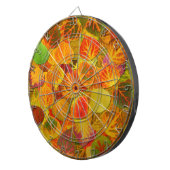 Aspen Blätter Collage Solid Medley 1 Dartscheibe (Vorderseite rechts)