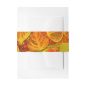 Aspen Blätter Collage Solid Medley 1 Einladungsbanderole (Vorderseite Beispiel)