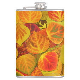 Aspen Blätter Collage Solid Medley 1 Flachmann