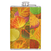 Aspen Blätter Collage Solid Medley 1 Flachmann (Rückseite)