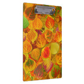 Aspen Blätter Collage Solid Medley 1 Klemmbrett (Rechts)