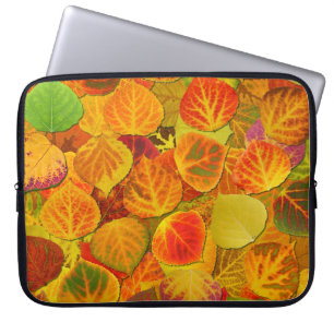 Aspen Blätter Collage Solid Medley 1 Laptopschutzhülle