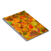 Aspen Blätter Collage Solid Medley 1 Notizblock (Rechte Seite)