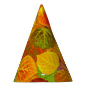 Aspen Blätter Collage Solid Medley 1 Partyhütchen (Rechts)