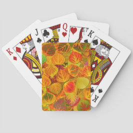 Aspen Blätter Collage Solid Medley 1 Spielkarten