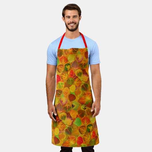 Aspen-Blätter sammeln festes Medley nahtlos 1 Schürze (Getragen)