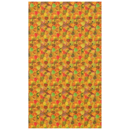 Aspen-Blätter sammeln festes Medley nahtlos 1 Tischdecke (Vorderseite)