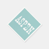 Aspen Blue Serviette (Ecke)