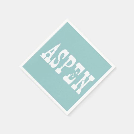 Aspen Blue Serviette (Ecke)