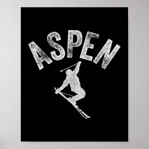 Aspen Co Ski Colorado Cool Aspen Skifahren Co Wint Poster