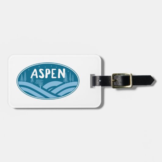 Aspen Colorado Außenbereich Gepäckanhänger (Vorderseite horizontal)