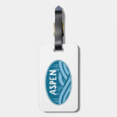 Aspen Colorado Außenbereich Gepäckanhänger (Rückseite vertikal)
