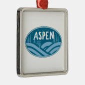 Aspen Colorado Außenbereich Ornament Aus Metall (Rechts)