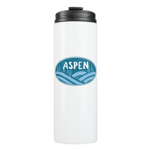 Aspen Colorado Außenbereich Thermosbecher (Vorderseite)