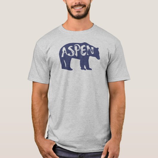 Aspen Colorado Bear T-Shirt (Vorderseite)