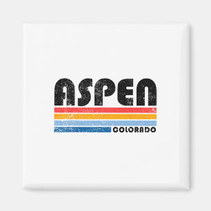 Aspen Colorado Bergsee-Zauber Vintages Aspen Sk Magnet