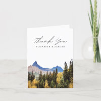 Aspen Colorado Blank Danke Karte