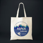 Aspen Colorado blaue Skikarte wiederverwendbare Ta Tragetasche<br><div class="desc">Andere Produkte von Aspen Colorado:</div>