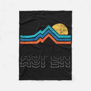 Aspen Colorado Co Bergskiën Vintage 80er Aspe Fleecedecke