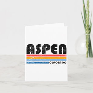 Aspen Colorado Co Bergskifahren Vintage Aspen Sk Karte