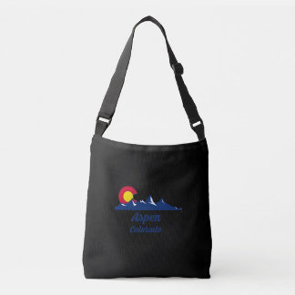 Aspen Colorado CO Flag 2021 Road Trip Ski Wandern Tragetaschen Mit Langen Trägern