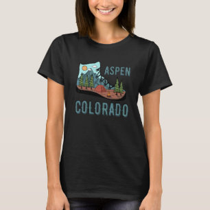Aspen Colorado Co Wandern Berge Aspen Camping T-Shirt