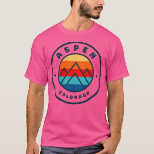 Aspen Colorado Familienurlaub Hunde Co Berge T-Shirt