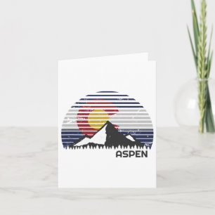 Aspen Colorado Flag - Grafschaft Berg Karte