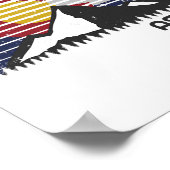 Aspen Colorado Flag - Grafschaft Berg Poster (Ecke)