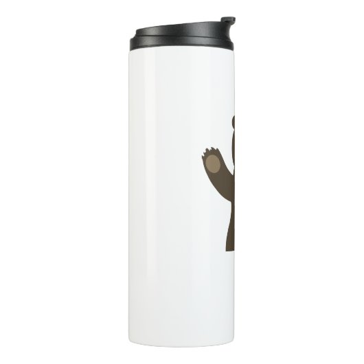 Aspen Colorado Friedensbär Thermosbecher (Nach links gedreht)