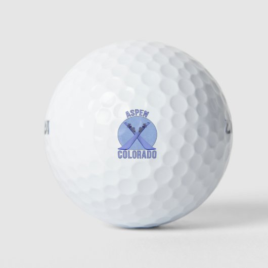 Aspen, Colorado Golfball (Vorderseite)