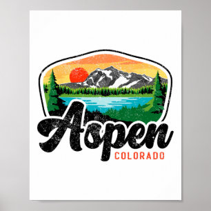 Aspen Colorado Gran Canaria Vintager 80er Aspe Poster