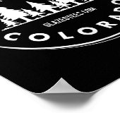 Aspen Colorado - Großer Bergwald Poster (Ecke)