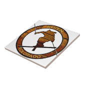Aspen Colorado Holzskilometer Fliese (Seite)