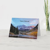 Aspen, Colorado Karte (Vorderseite)