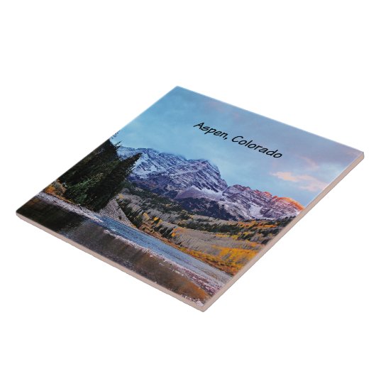 Aspen, Colorado Landschaftsbild, Fliese (Seite)