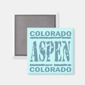 ASPEN, COLORADO MAGNET (Vorderseite/Rückseite)