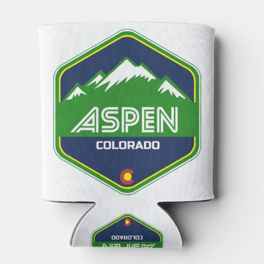 Aspen Colorado Mountain Dosenkühler (Rückseite)