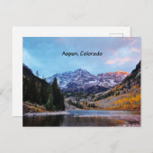 Aspen, Colorado Postkarte (Vorne/Hinten)