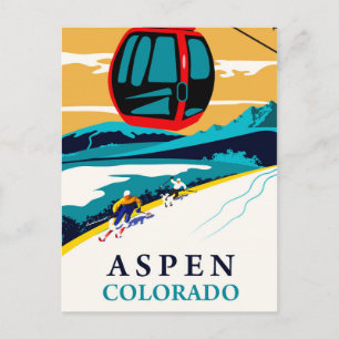 Aspen, Colorado Postkarte