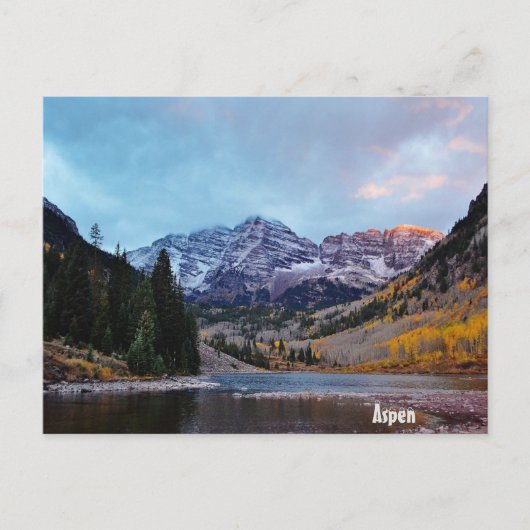 Aspen Colorado Postkarte (Vorderseite)