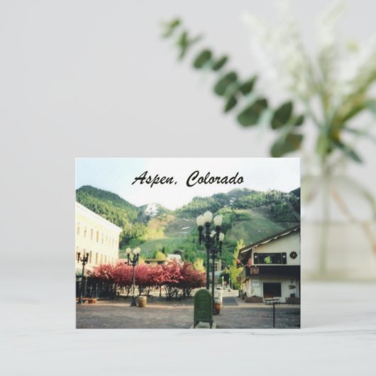 Aspen, Colorado Postkarte (Stehend Vorderseite)