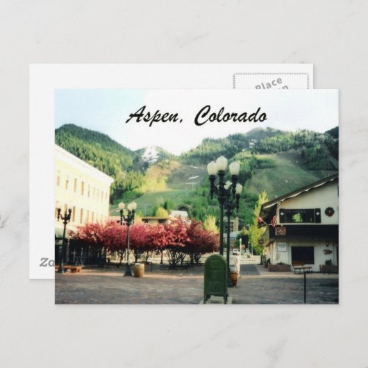 Aspen, Colorado Postkarte (Vorne/Hinten)